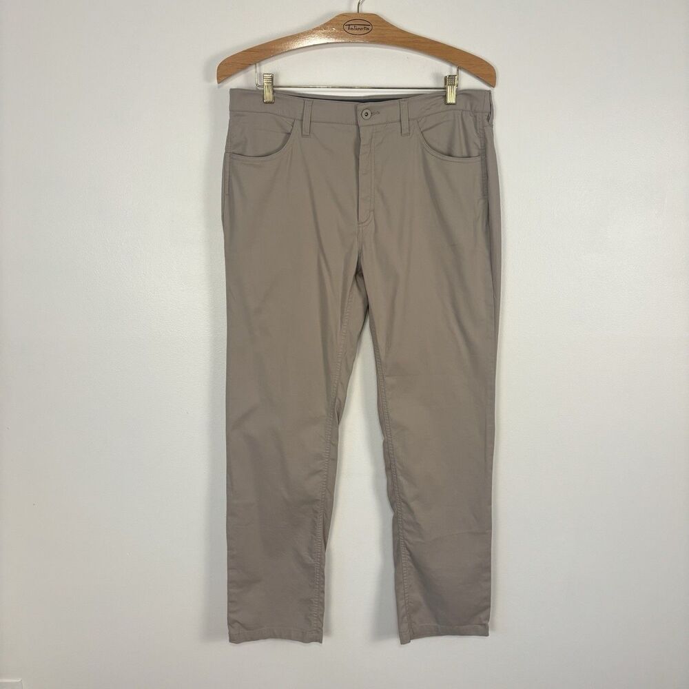 Orvis Out of Office Men's 36x32 Beige Khaki Chino Pants Cotton Nylon Lycra